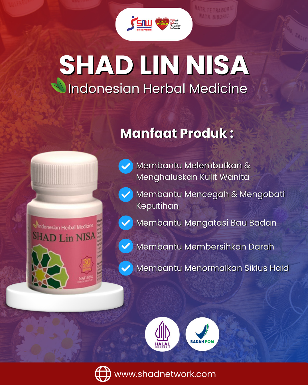 SHAD Linnisa, 30 kapsul